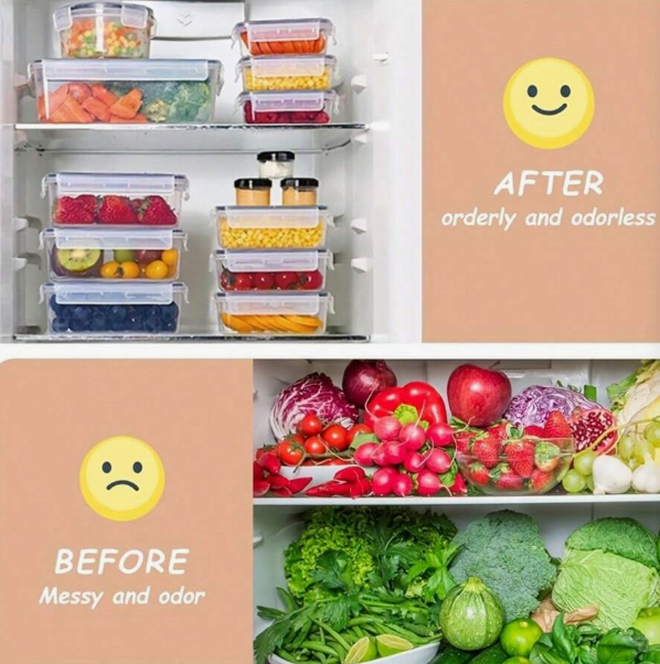 12 Pack Food Storage Containers With Airtight Lids, Meal Prep Containers, Lunch Office Meal For Freezer And Dishwasher.