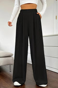 ⏰ LAST DAY SAVE 50%🔥Women's casual loose wide-leg pants, high-waisted straight-leg trousers with excellent drape.