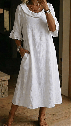 New Arrivals🔥Women's Neck Ruffle Casual Dress