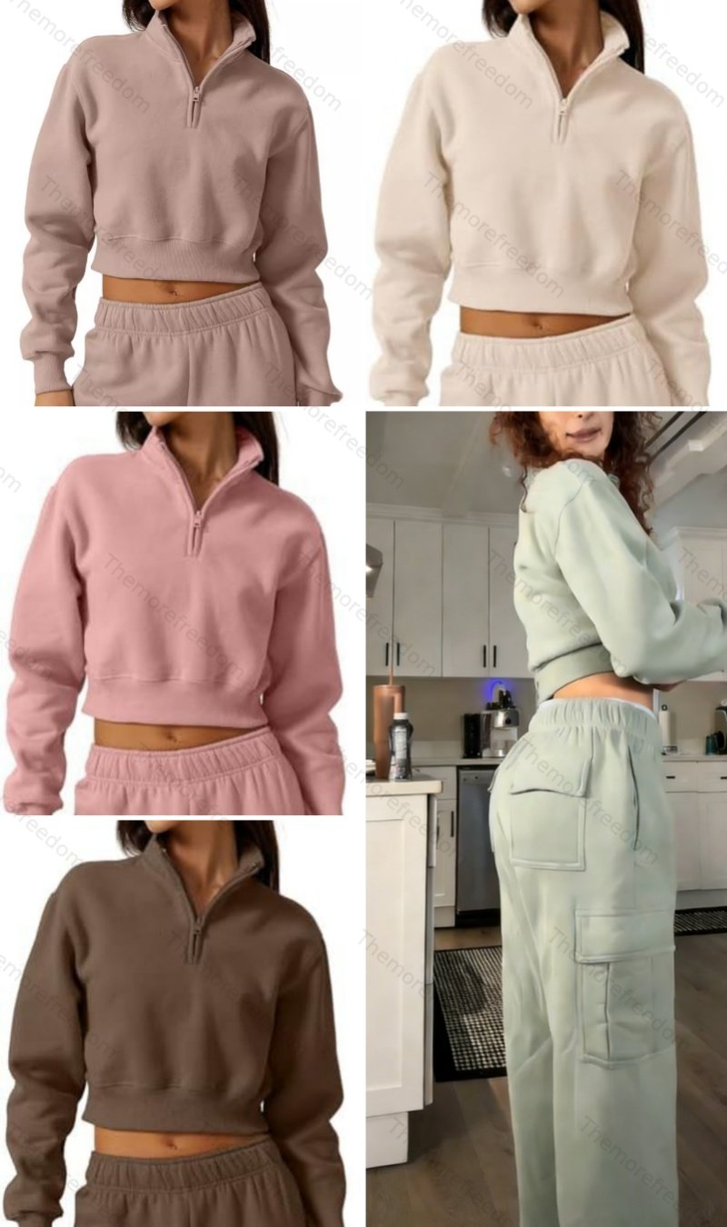 Women's workwear casual sports suit new style high-waisted slimming straight-leg wide-leg loose fit