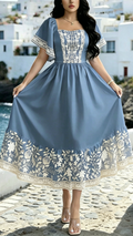 Women's Elegant & Slimming Printed Dress