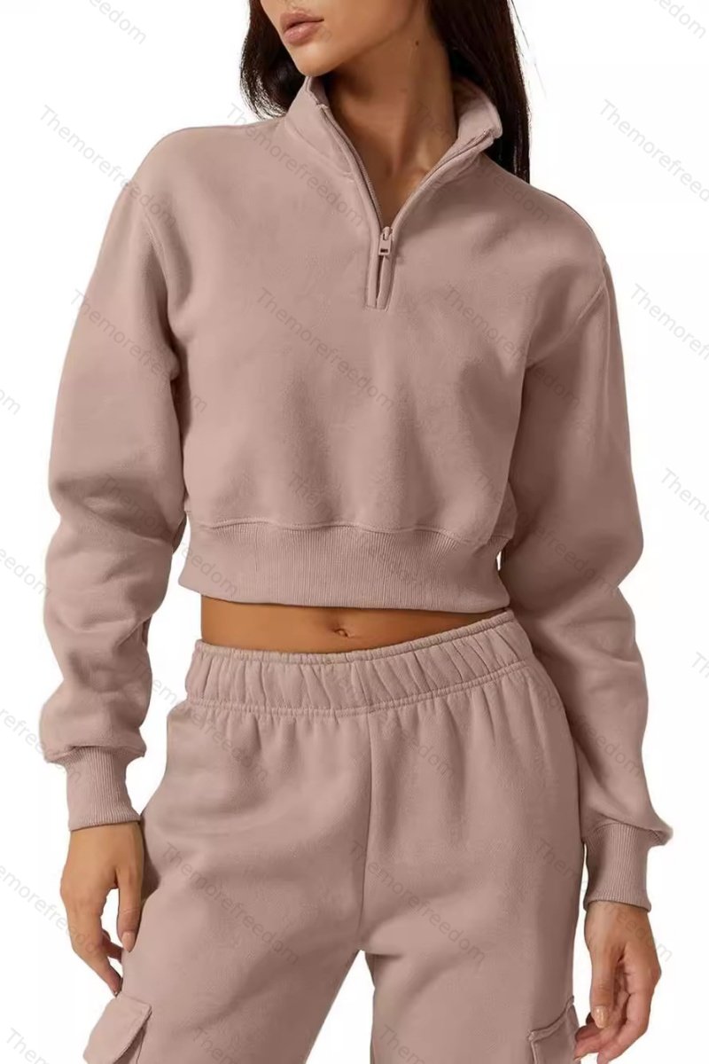 Women's workwear casual sports suit new style high-waisted slimming straight-leg wide-leg loose fit